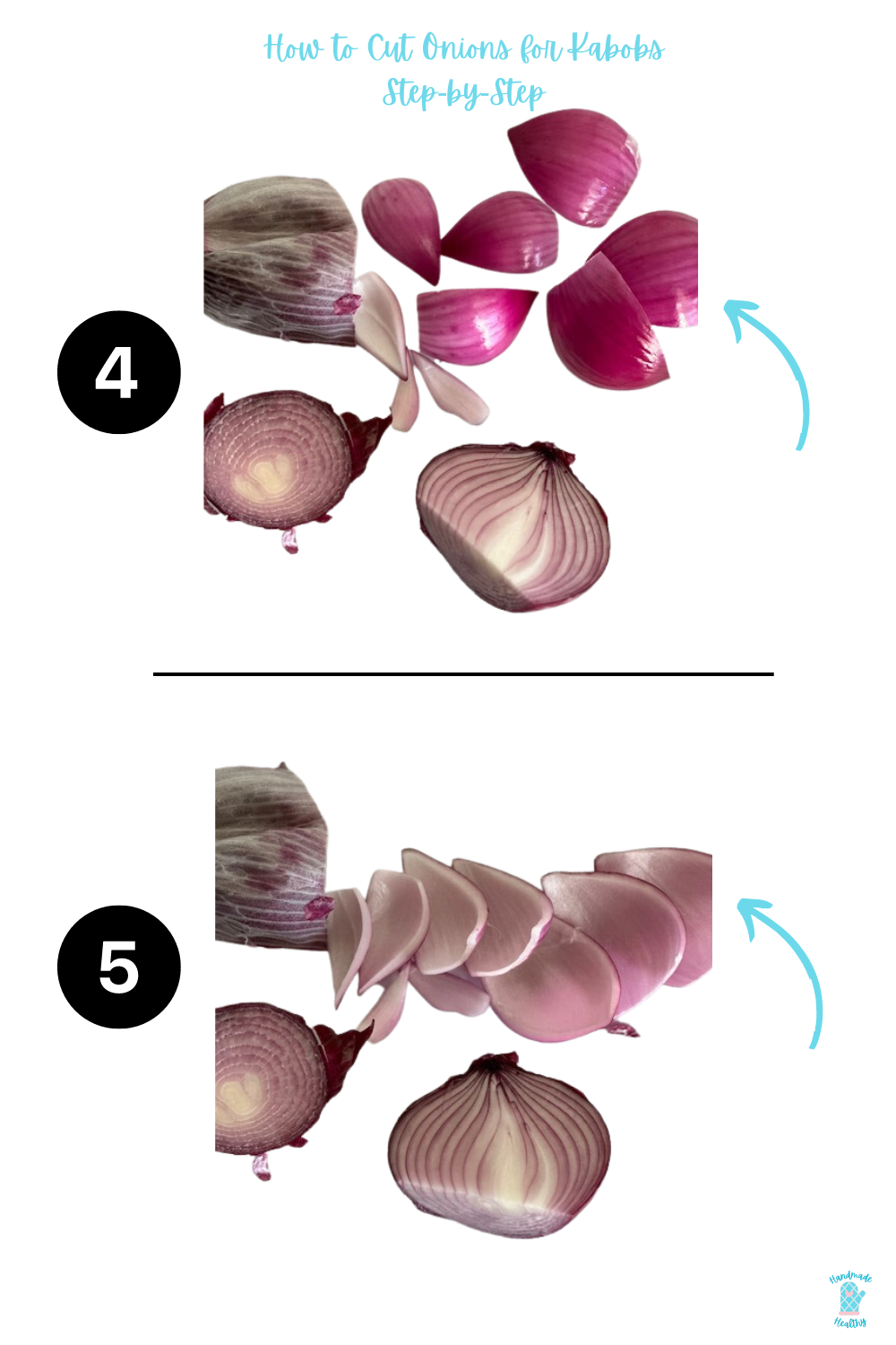 Easy Tips How to Cut Onions for Kabobs StepbyStep Handmade Healthy