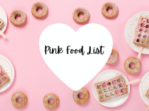 pink food list