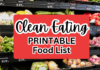 Ultimate Free Clean Eating Food List Printable PDF clean eating food list printable