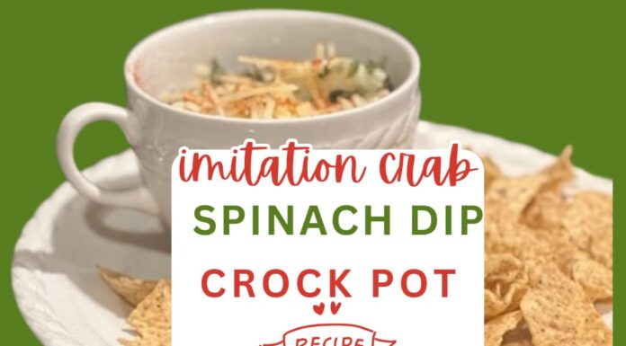 Easy Imitation Crab and Spinach Dip Crock Pot Recipe imitation crab and spinach dip
